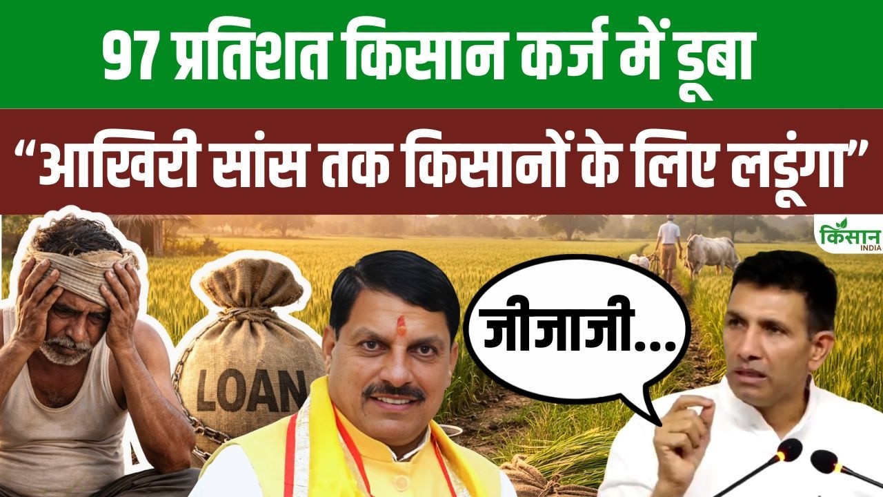 लहलहाती फसल के बीच कर्ज में डूबा किसान, जीतू पटवारी बोले आखिरी सांस तक लड़ाई जारी रहेगी