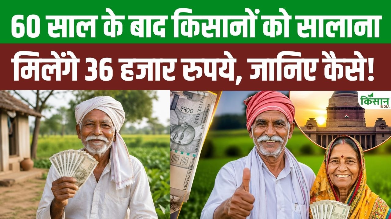 इस योजना से किसानों को बड़ी राहत, हर महीने मिलेगी 3000 रुपये की पेंशन