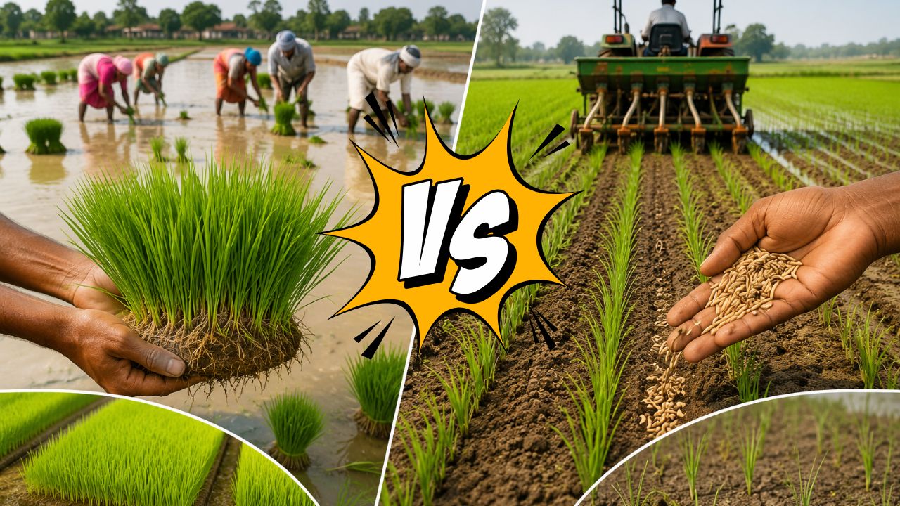 DSR vs Nursery Method: धान की खेती में कौन-सी तकनीक किसानों को दे रही ज्यादा मुनाफा, जानें