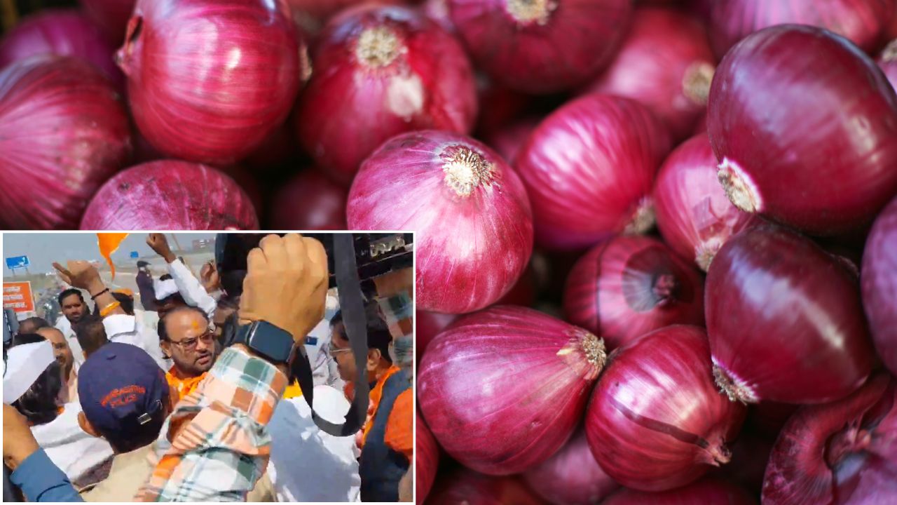 प्याज किसानों के समर्थन में शिवसेना (UBT) का विरोध- प्रदर्शन, समृद्धि एक्सप्रेसवे पर जाम.. 80 के खिलाफ FIR
