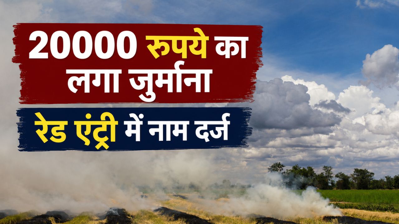 पराली केस: 6 के खिलाफ सख्त कार्रवाई, अब दो साल तक MSP पर नहीं बेच पाएंगे उपज