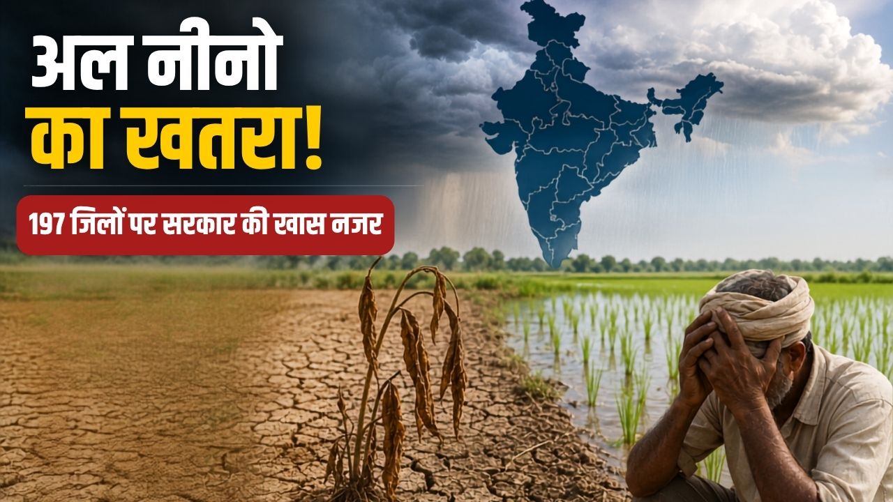 अल नीनो को लेकर बढ़ी चिंता, सरकार ने 197 जिलों को किया चिन्हित, किसानों के लिए तैयार किया खास प्लान