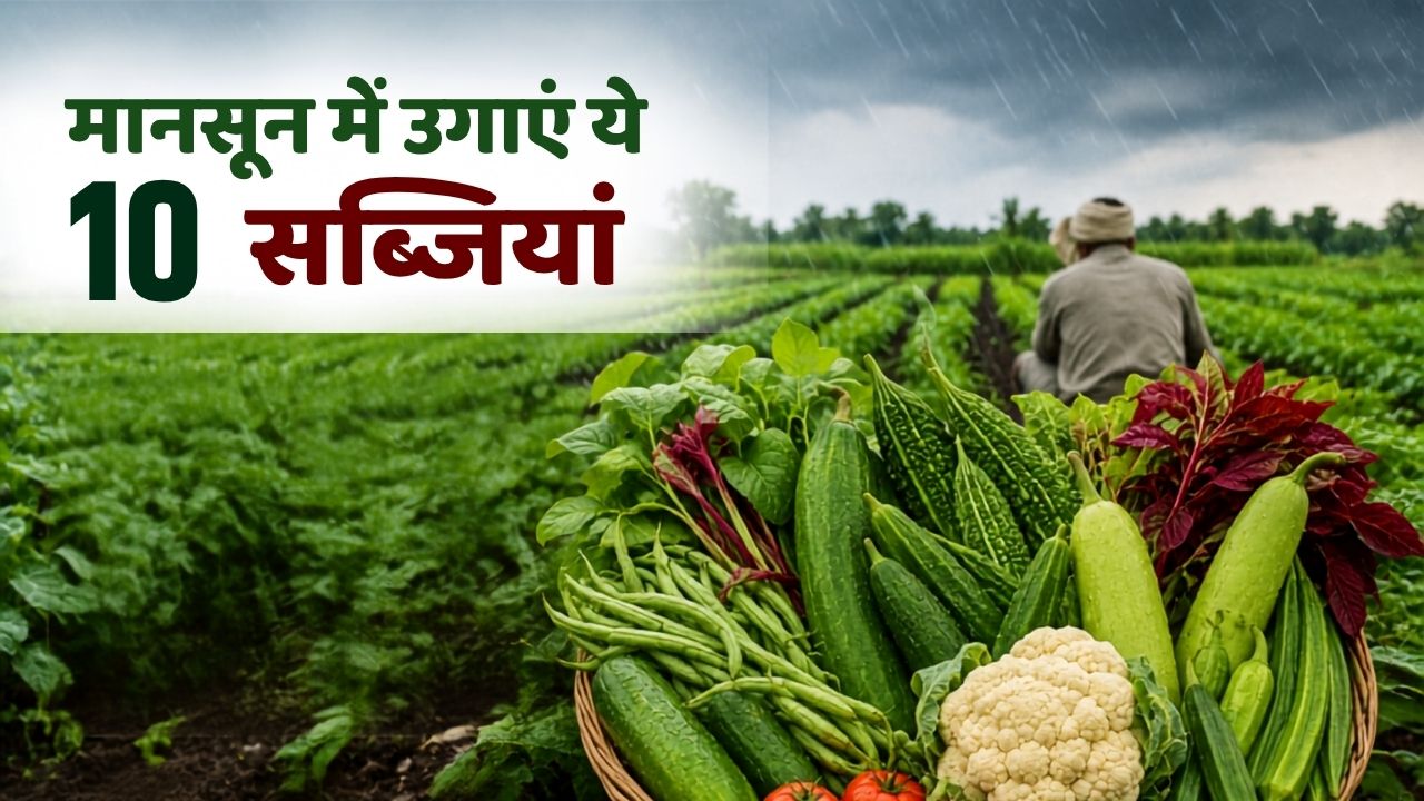 मानसून में किसान खरीफ फसलों के साथ इन सब्जियों की करें खेती, पूरे सीजन होगी तगड़ी कमाई