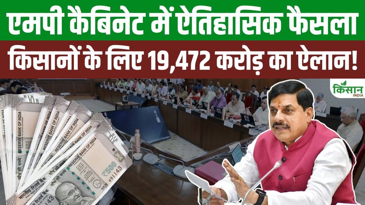 MP Cabinet फैसले, CM Mohan Yadav ने किसानों को दी 19,472 करोड़ की सौगात