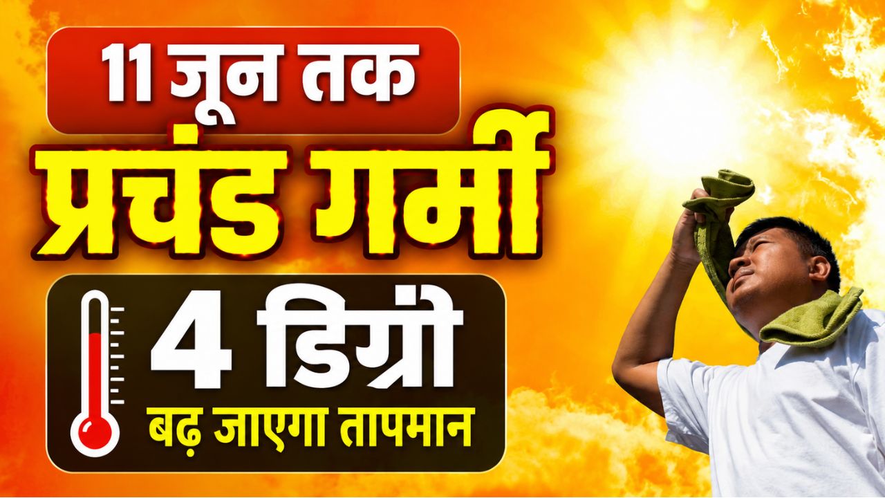 फिर सताएगी गर्मी, 4 राज्यों में भीषण लू चलने का अलर्ट.. 44 डिग्री पहुंच सकता है तापमान