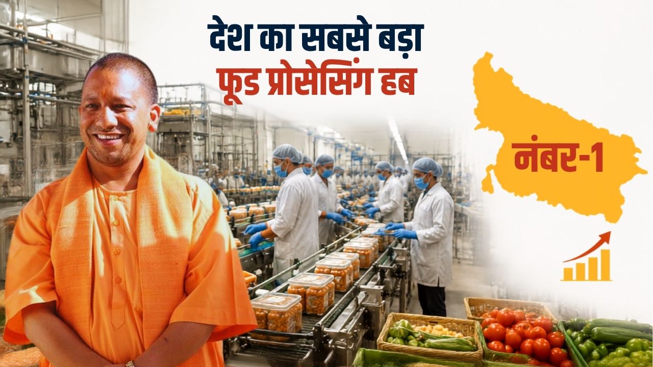 CM योगी के नेतृत्व में यूपी बना देश का सबसे बड़ा फूड प्रोसेसिंग हब, 3.50 लाख प्रोसेसिंग यूनिट्स के साथ नंबर-1