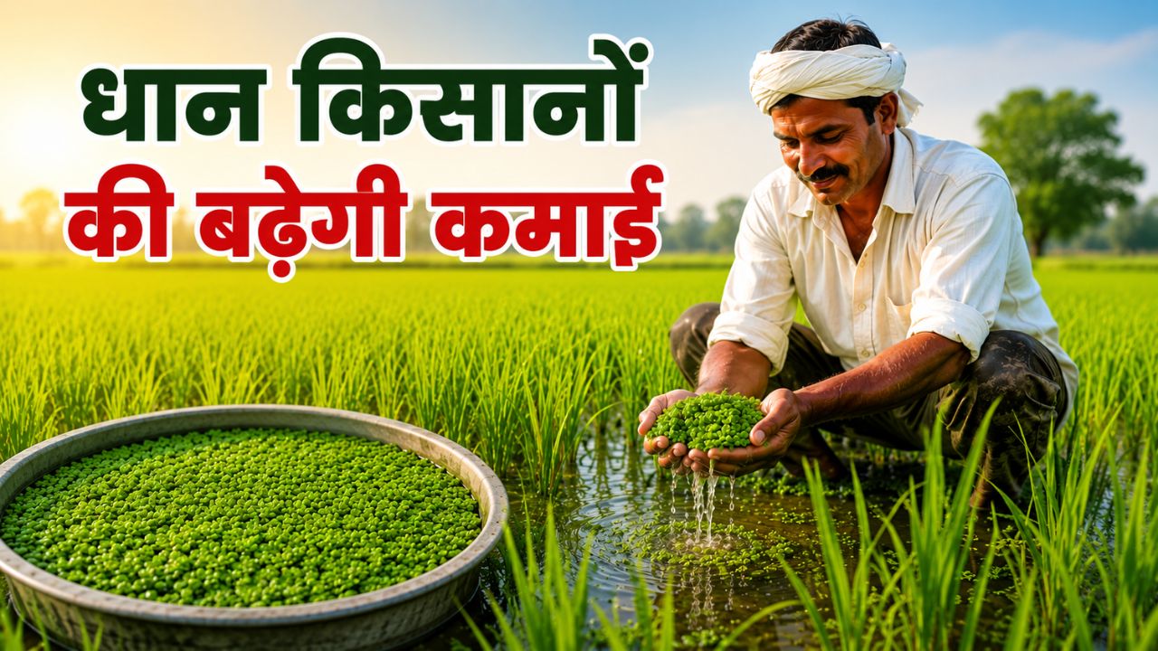 धान की खेती में अजोला का कमाल, 25-30 फीसदी तक घटेगा खाद खर्च और बढ़ेगा उत्पादन