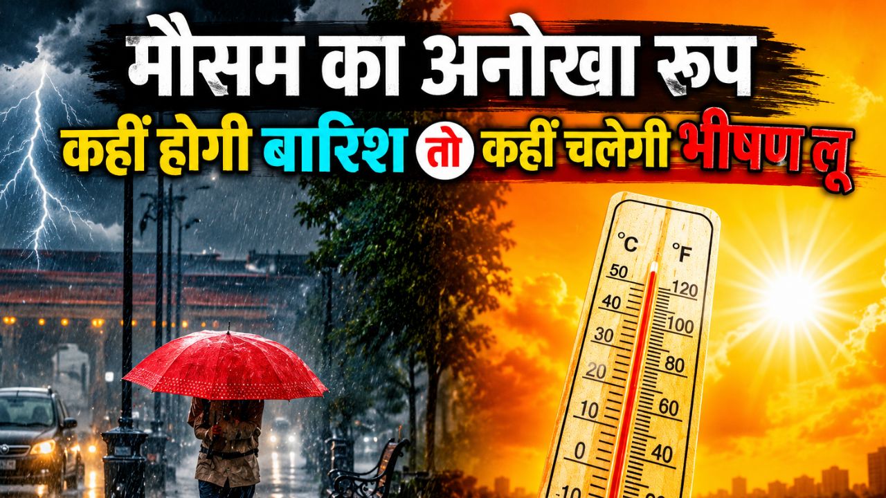 फिर से नया पश्चिमी विक्षोभ सक्रिय ! कई राज्यों में बारिश का अलर्ट.. UP, MP और बिहार में चलेगी लू