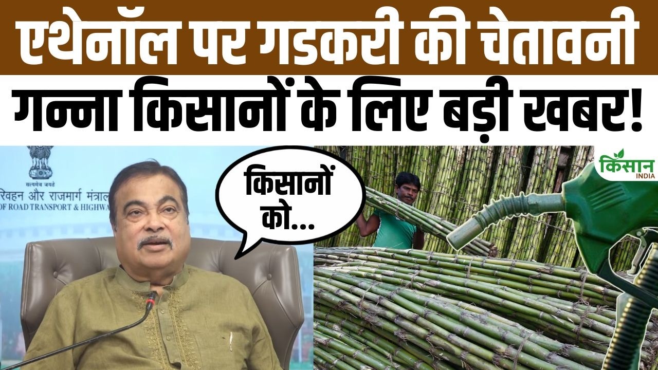 गन्ने की खेती और एथेनॉल पर नितिन गडकरी की चेतावनी, किसानों के लिए सामने आई बड़ी खबर