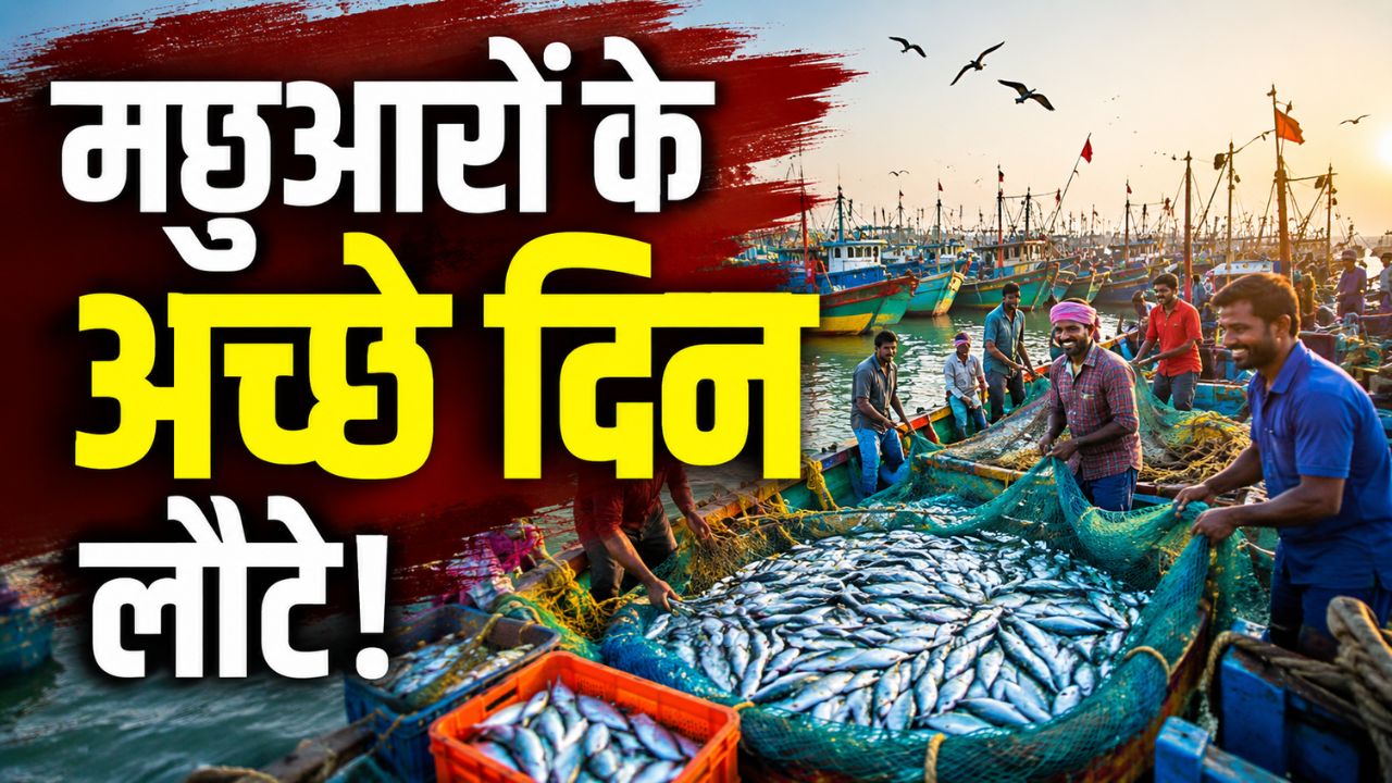मछली पकड़ने पर 61 दिन की रोक खत्म, 15000 नावों के साथ एक लाख मछुआरों की कमाई शुरू