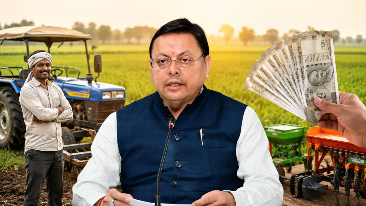 CM धामी का तोहफा, बिना ब्याज 3 लाख लोन और 80 फीसदी सब्सिडी पर मिलेंगे कृषि उपकरण