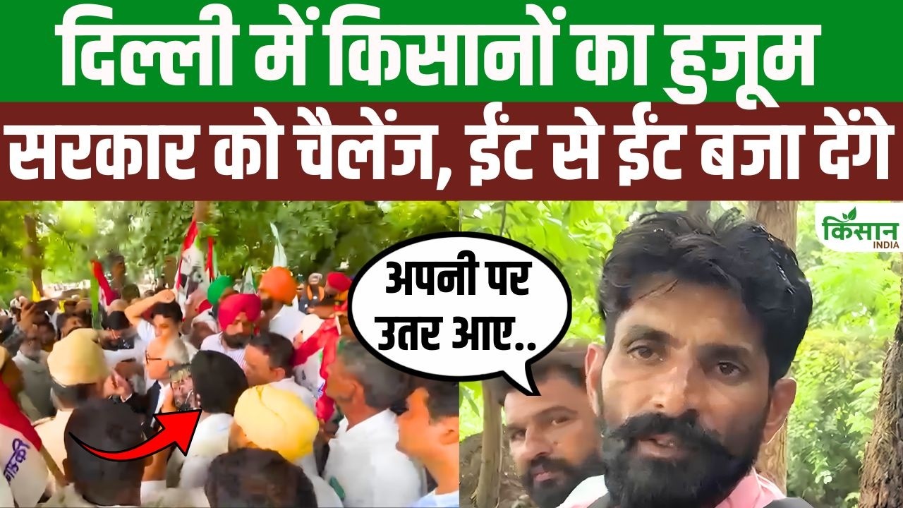 दिल्ली के किसान घाट पर गरजे किसान! मोदी सरकार को दी बड़ी चेतावनी, जमकर हुआ हंगामा