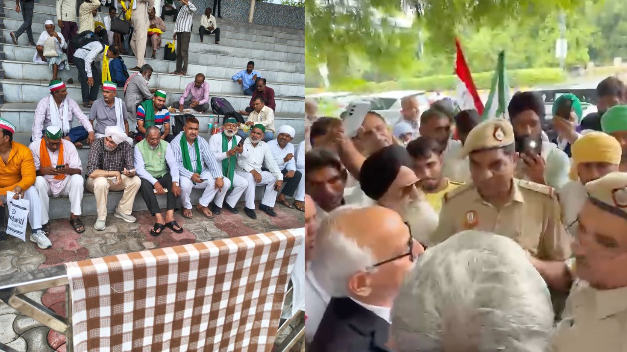 किसान नेताओं पर पुलिस की कार्रवाई: किसान नेताओं ने बताया कि आज दिल्ली में चारों तरफ से किसानों को राजधानी में प्रवेश करने से रोका गया. प्रदर्शन के दौरान पुलिस ने कुछ वीएम सिंह, सुरजीत सिंह सहित कई किसान नेताओं और कार्यकर्ताओं को हिरासत में लिया. इसके बाद आंदोलन को लेकर माहौल और गर्म हो गया. वहीं किसान नेता गुरनाम सिंह चढ़ूनी को एक दिन पहले ही गिरफ्तार कर लिया गया था.
