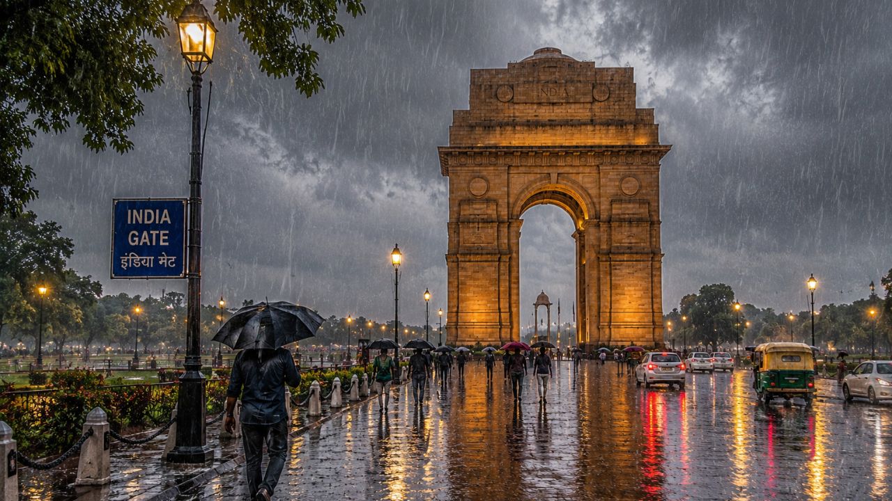 Delhi Monsoon: 5 दिन की देरी के बाद दिल्ली में मॉनसून की एंट्री, IMD ने दिया अगले 3 दिन का अपडेट