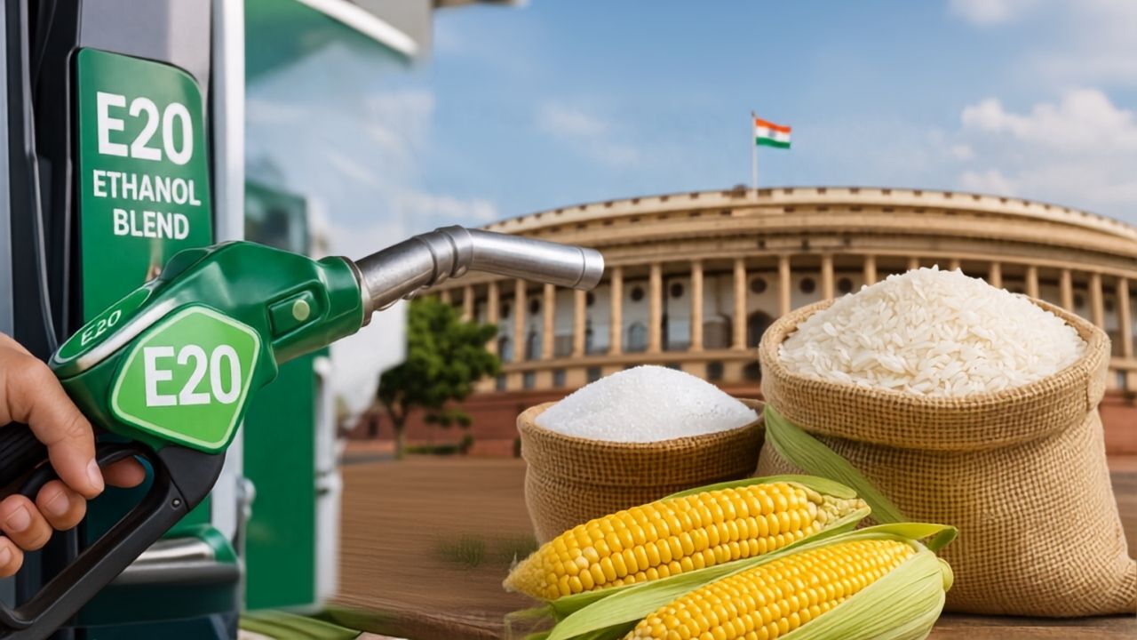 क्या इथेनॉल की वजह से कम हो रहा है अनाज? संसद में E20 पेट्रोल पर सरकार का बड़ा खुलासा