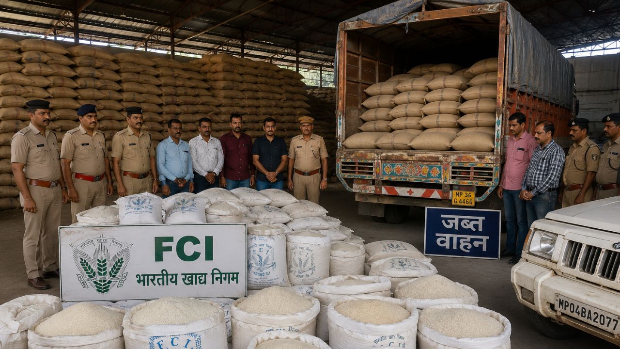 FCI चावल घोटाला! एथेनॉल प्लांट की जगह राइस मिलों में पहुंचा सरकारी चावल, 4 गिरफ्तार.. जांच जारी FCI चावल घोटाला! एथेनॉल प्लांट की जगह राइस मिलों में पहुंचा सरकारी चावल, 4 गिरफ्तार.. जांच जारी