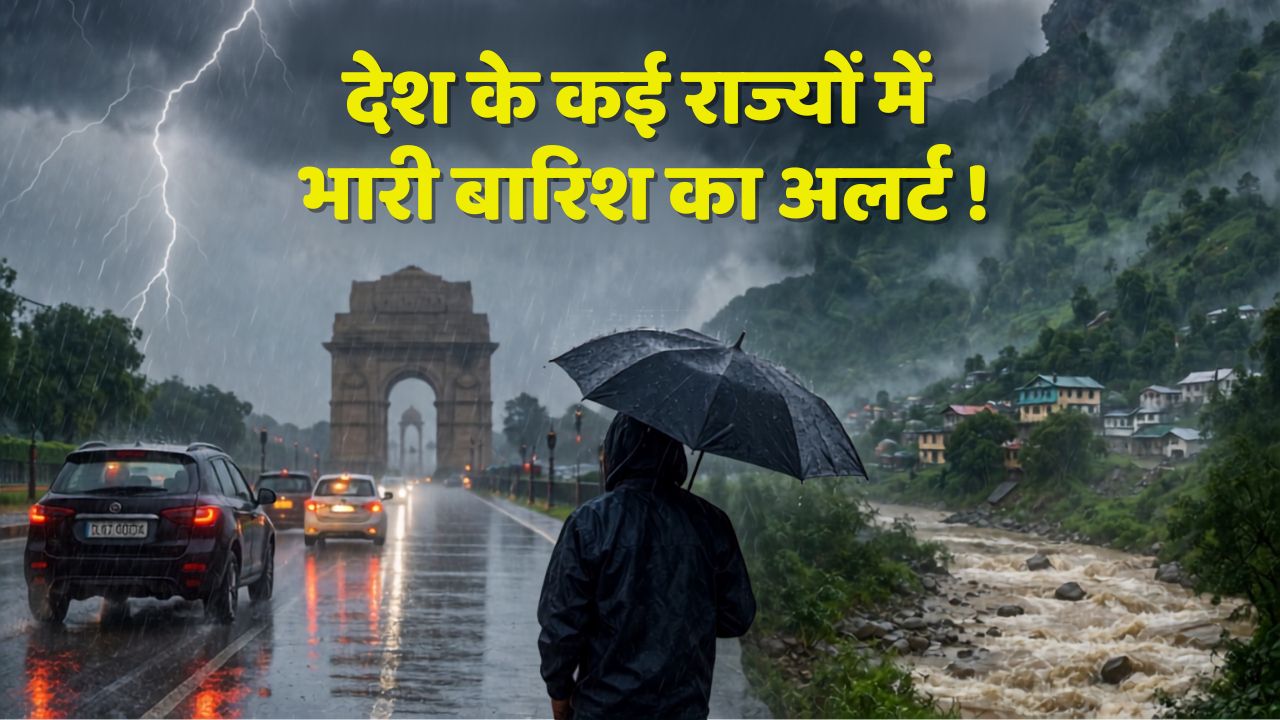 मॉनसून फिर बदलेगा करवट! दिल्ली-UP समेत कई राज्यों में बारिश की वापसी, IMD ने जारी किया अलर्ट
