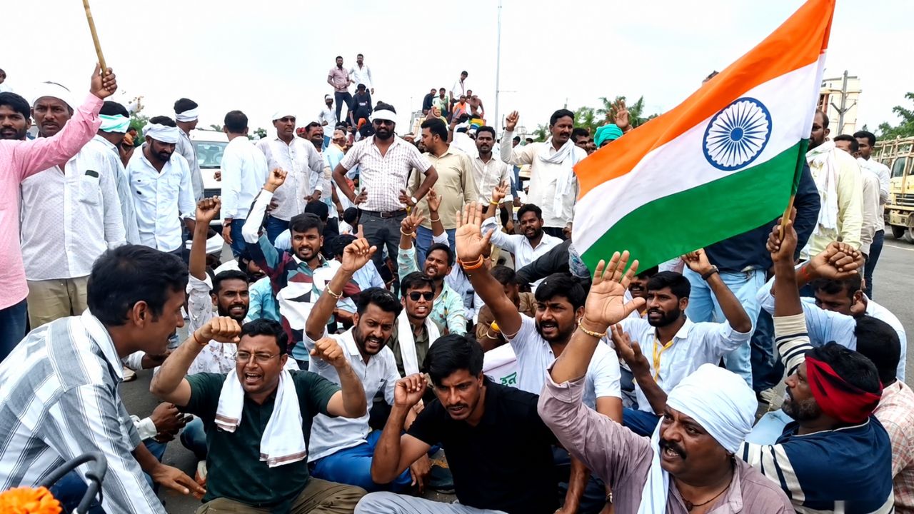 हजारों किसानों ने भोपाल में डेरा डाला.. पुलिस से तीखी झड़प के बाद अनिश्चितकालीन आंदोलन का ऐलान