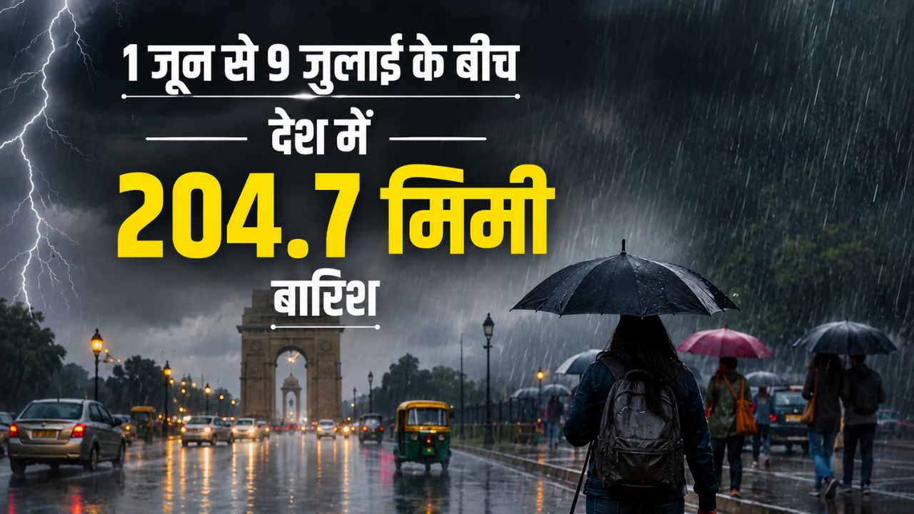पूरे देश में पहुंचा मानसून, जुलाई में 38 फीसदी अधिक बारिश..फसलों की बुवाई में आएगी तेजी