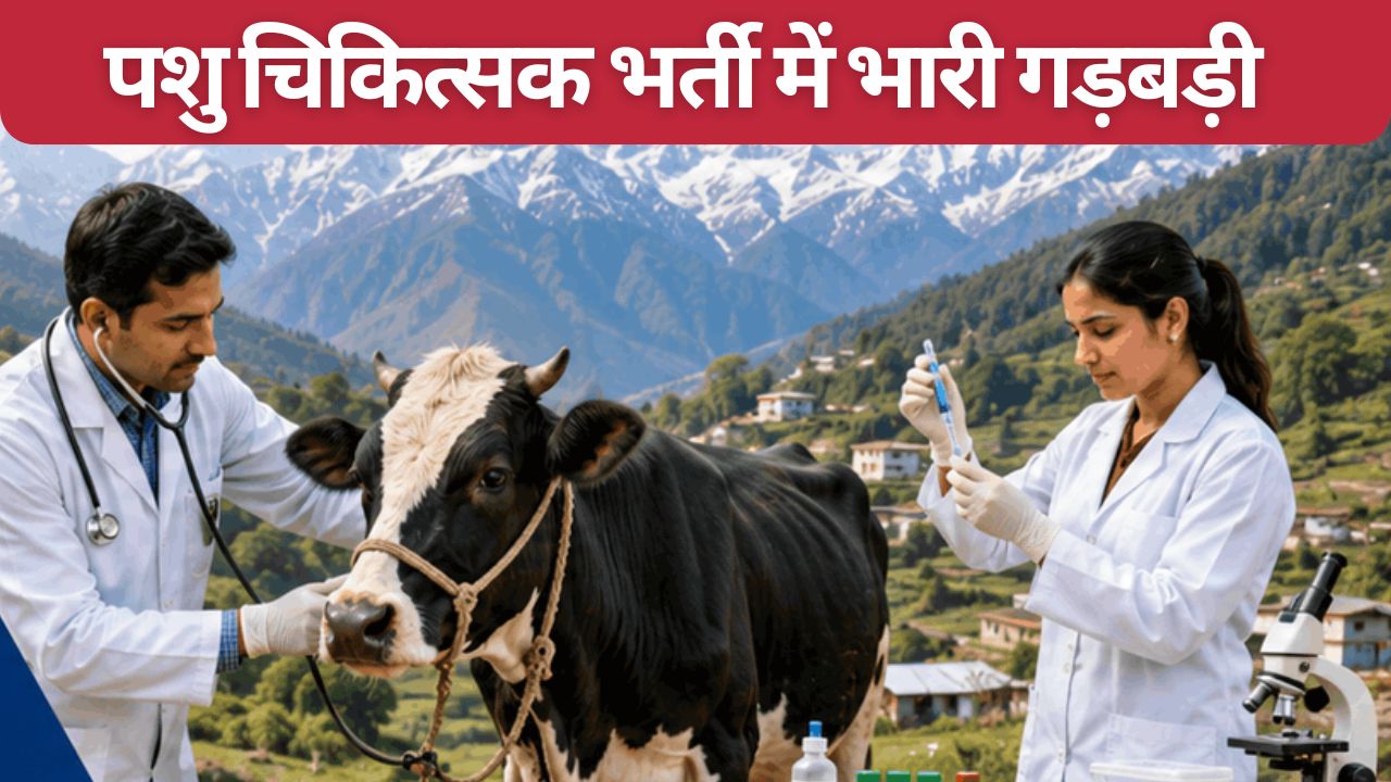 पशुपालन विभाग में चिकित्सकों की भर्ती में भ्रष्टाचार, नौकरी दिलाने के लिए 80 लाख घूस मांगने का आरोप