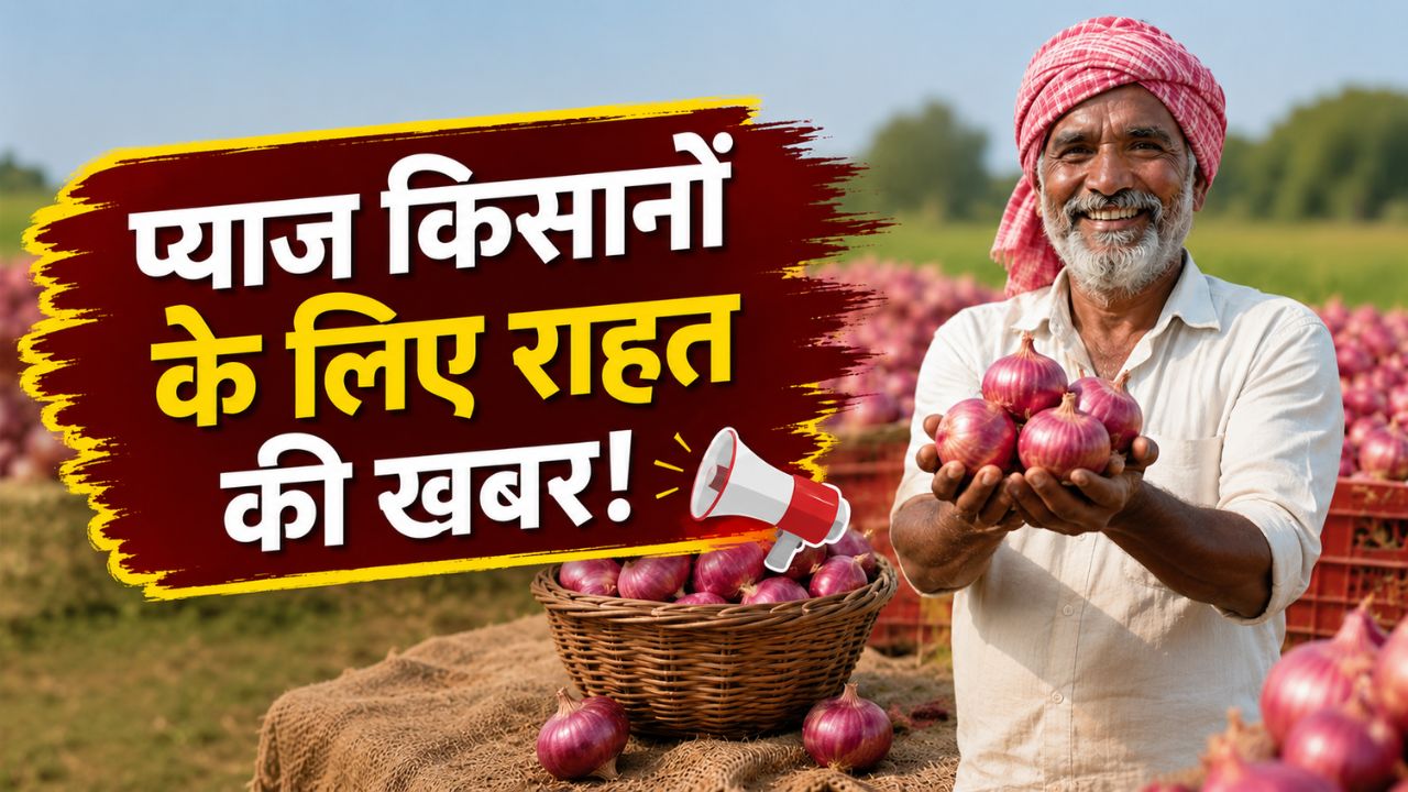 किसानों को राहत! सरकार ने बढ़ाया प्याज खरीद रेट.. अब 2125 रुपये क्विंटल मिलेगा भाव
