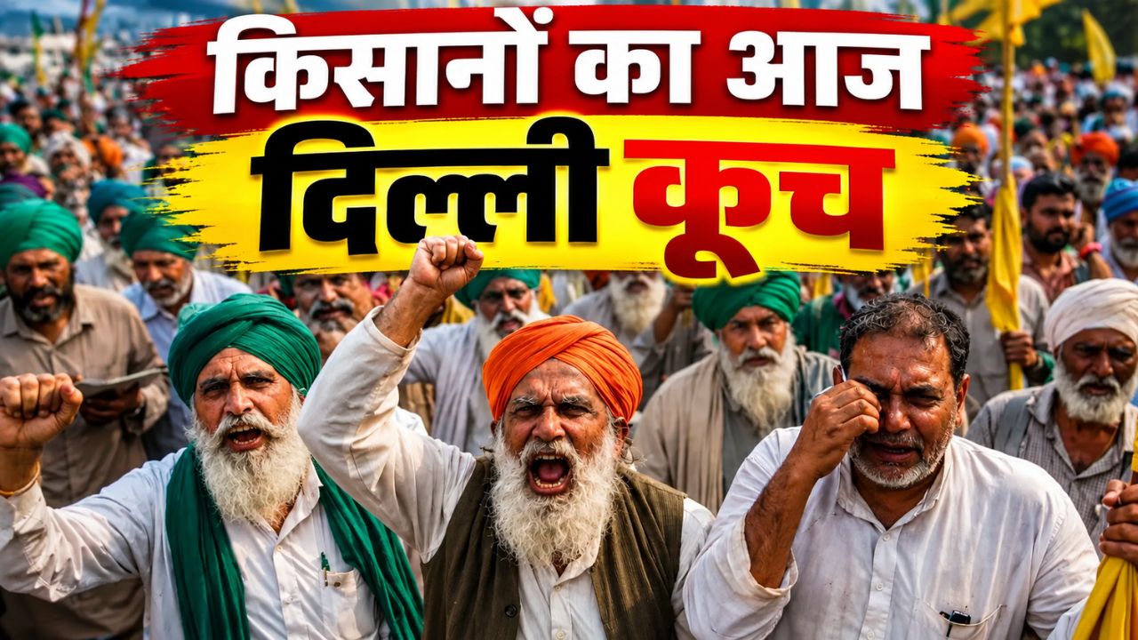 दिल्ली कूच से पहले शंभू बॉर्डर पर जुटे हजारों किसान, पुलिस ने बढ़ाई सुरक्षा.. धारा 163 लागू