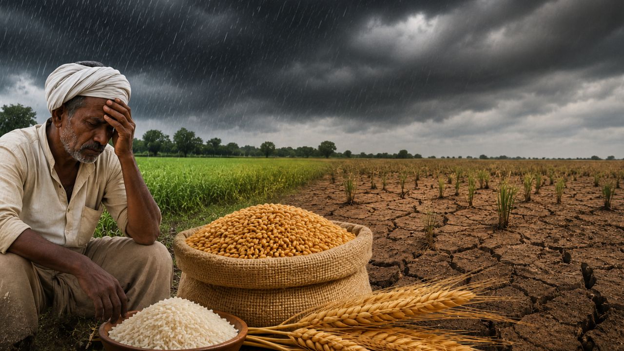 सरकार की चेतावनी, बारिश की कमी बढ़ी तो घटेगा अनाज उत्पादन.. मंत्री ने संसद में बताए पुराने रिकॉर्ड