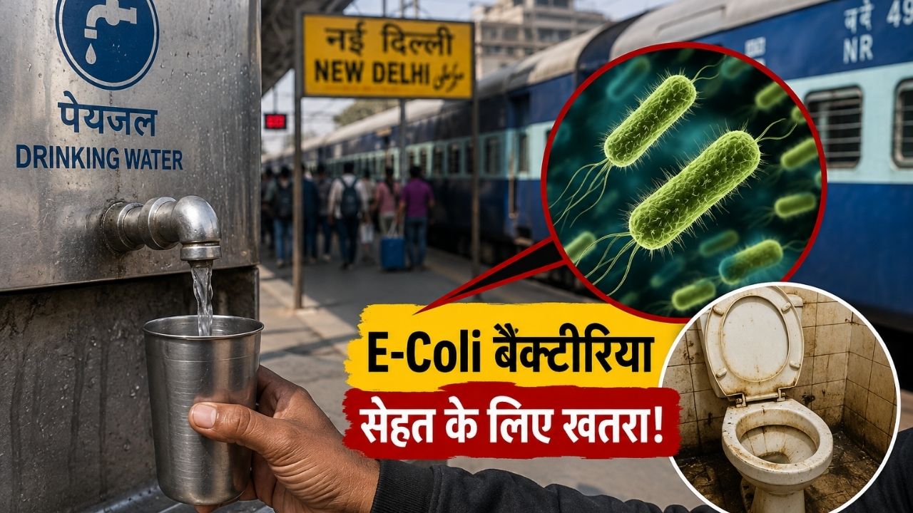 Indian Railways Water Quality E Coli Bacteria Faound In Railway Station Drinking Water Cag Report