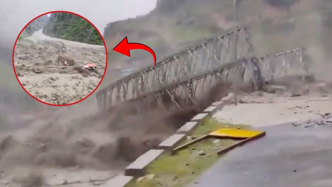 Uttarakhand Chamoli Flash Flood Update Bailey Bridge Washed Away 12 Villages Connectivity Broken
