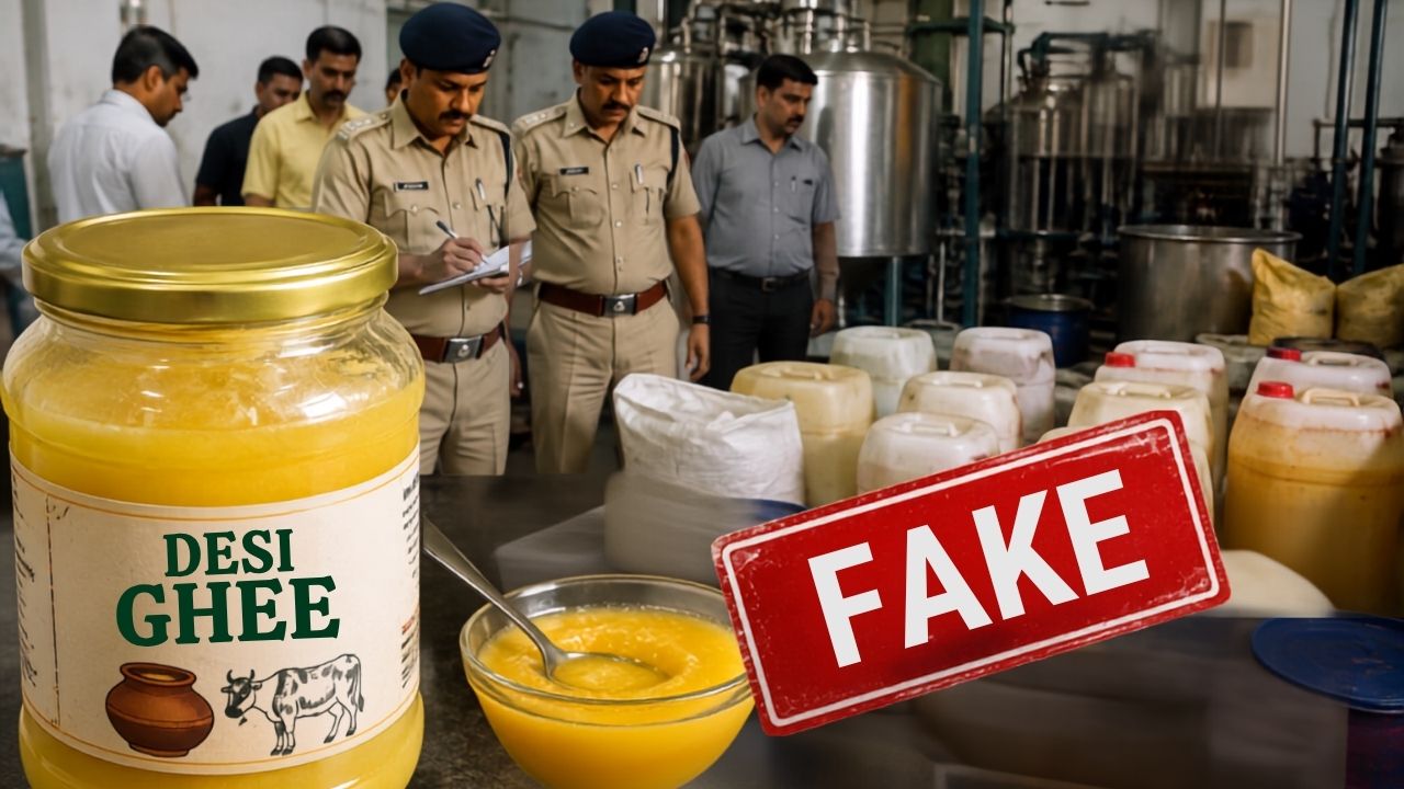 गुजरात में देसी घी के नाम पर बड़ा फर्जीवाड़ा! 30 हजार लीटर बाजार में पहुंचा, 1.67 करोड़ का सामान जब्त