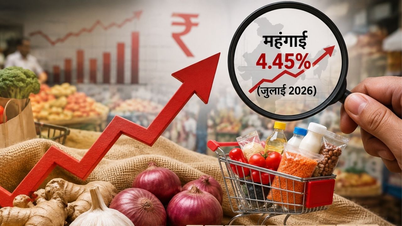 Retail Inflation In India Rises 4 Point 45 Percent In July Onion Garlic Ginger Price Rise