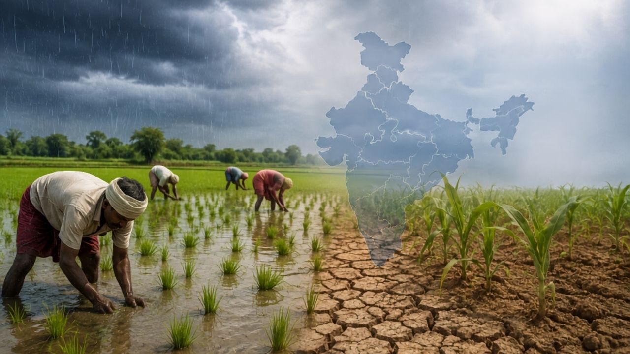 August Rainfall Fails To Reduce Indias Monsoon Deficit Kharif Crop Sowing Affected
