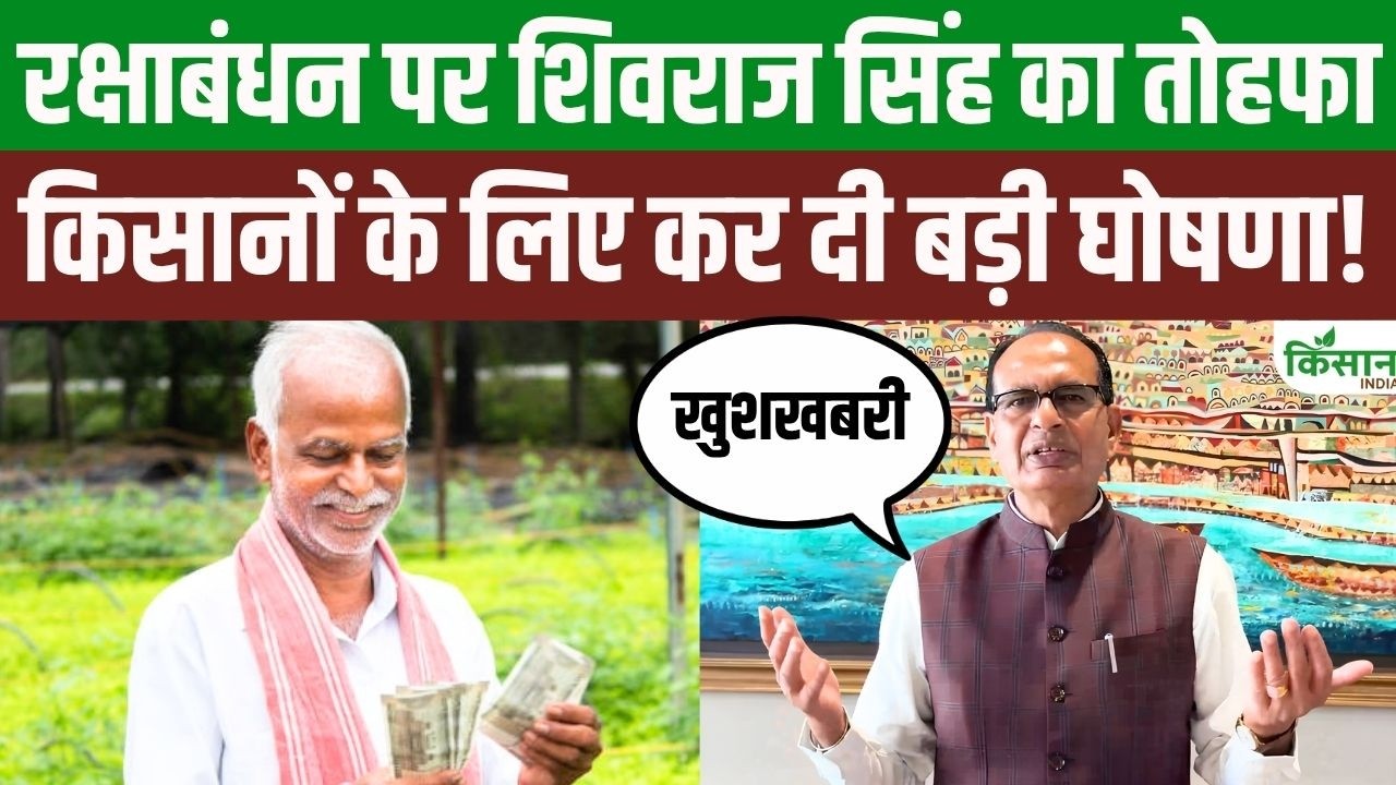 Big Gift Farmers On Raksha Bandhan Shivraj Singh Chouhan Makes Major Announcement