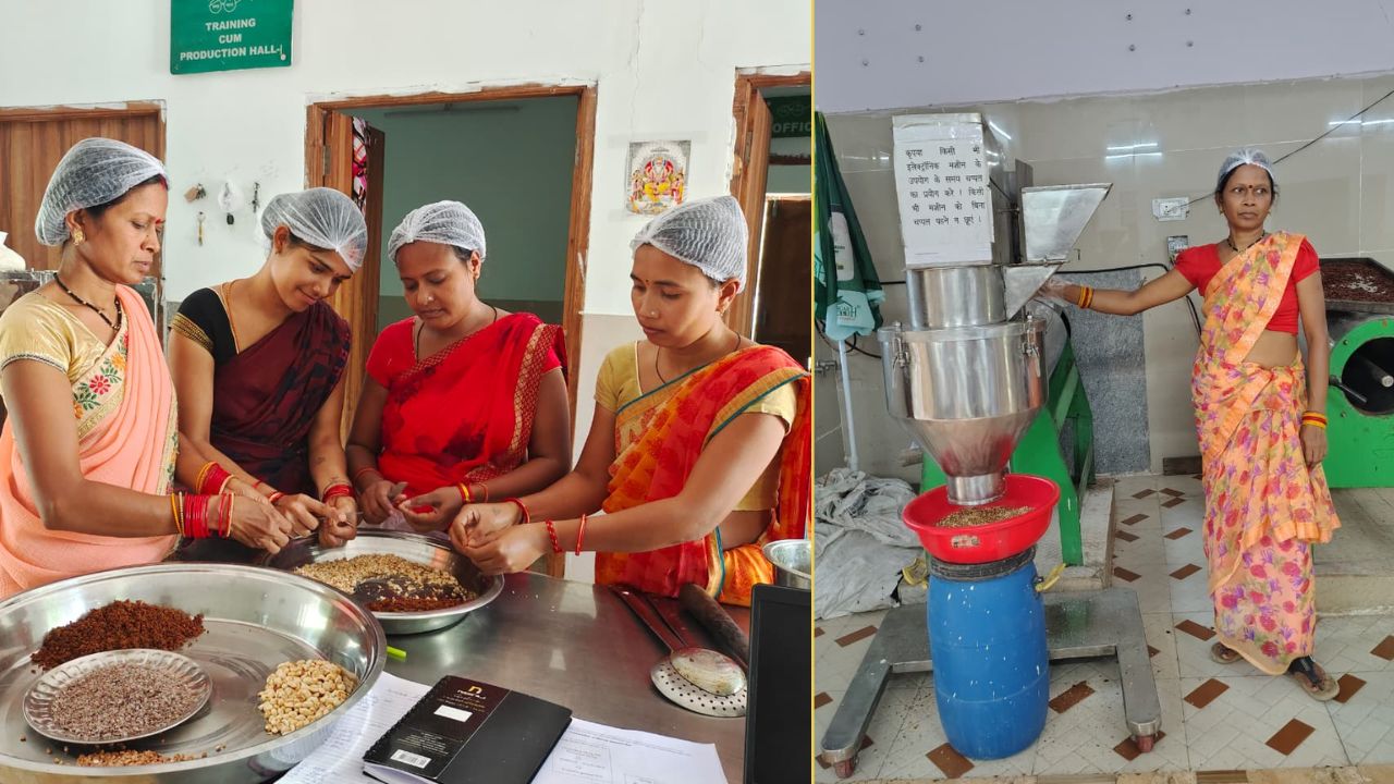 महुआ के लड्डू और कुकीज बना रहीं आदिवासी महिलाएं, वन धन विकास योजना से मिली नई पहचान
