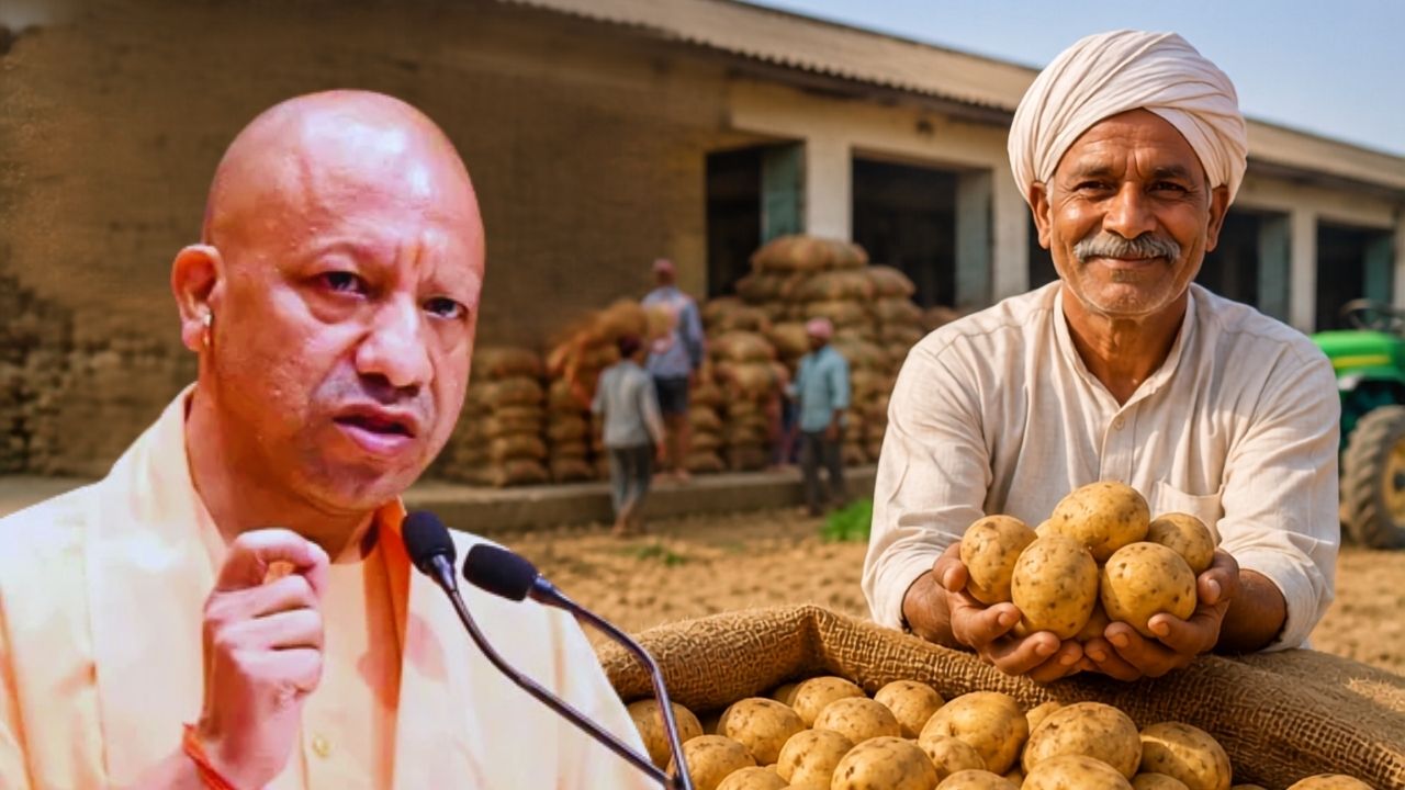 Yogi Adityanath Up Government Provides Relief For Potato Farmers 1100 Crore Relief Storage Subsidy Announced