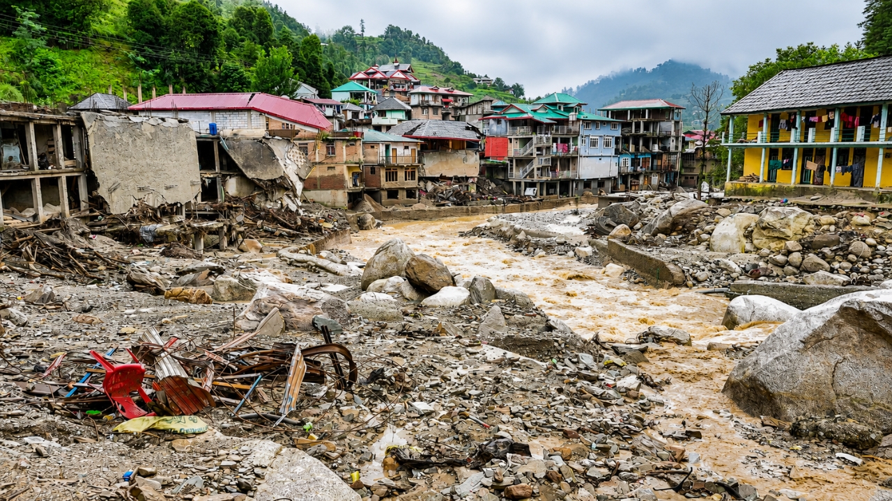 पहाड़ों पर कुदरत का कहर! बारिश-भूस्खलन ने मचाई तबाही, 886 करोड़ का नुकसान, सैकड़ों रास्ते बंद