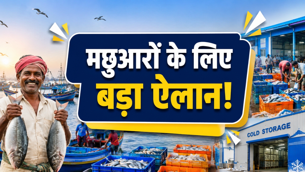 India Fisheries Development 20750 Crore Fish Markets Cold Storage