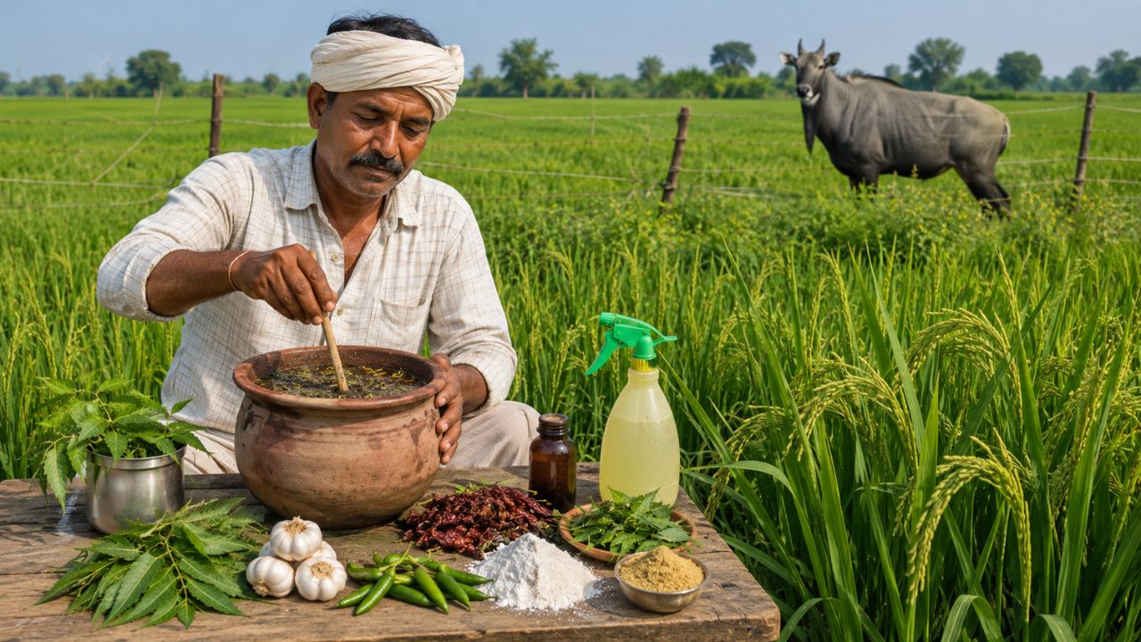 Desi Nuskha For Aphid Control And Nilgai Crop Protection Organic Farming
