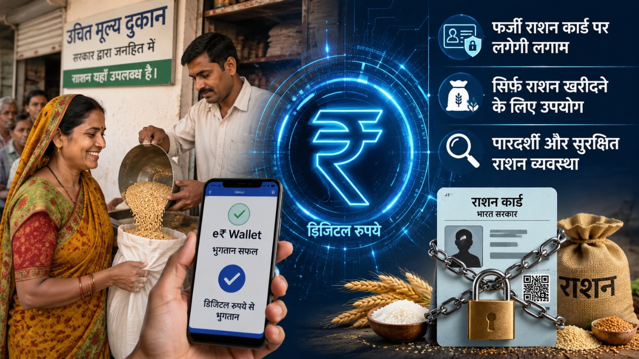 Digital Rupee Ration System Fake Ration Card Crackdown India