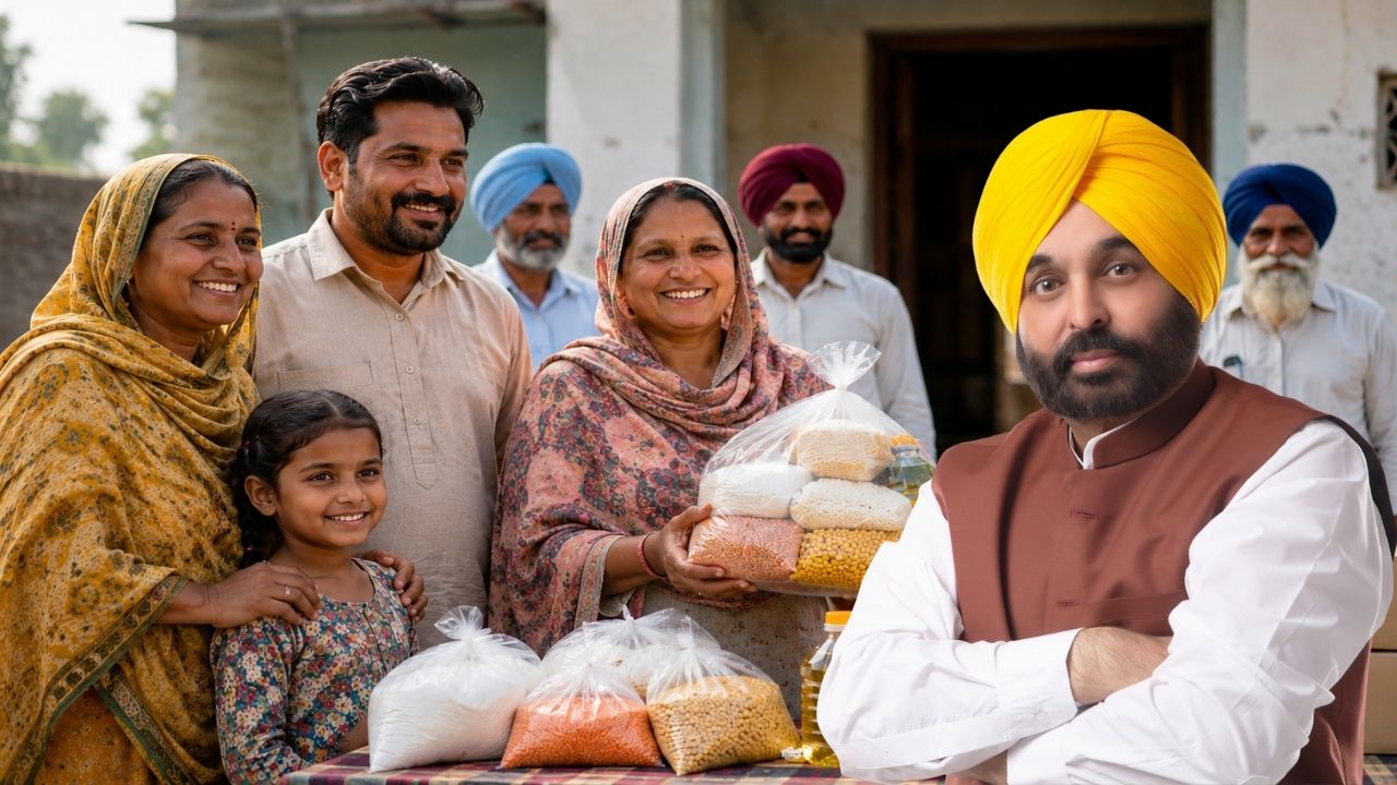 Punjab Meri Rasoi Yojana Free Ration Kit For 40 Lakh Families