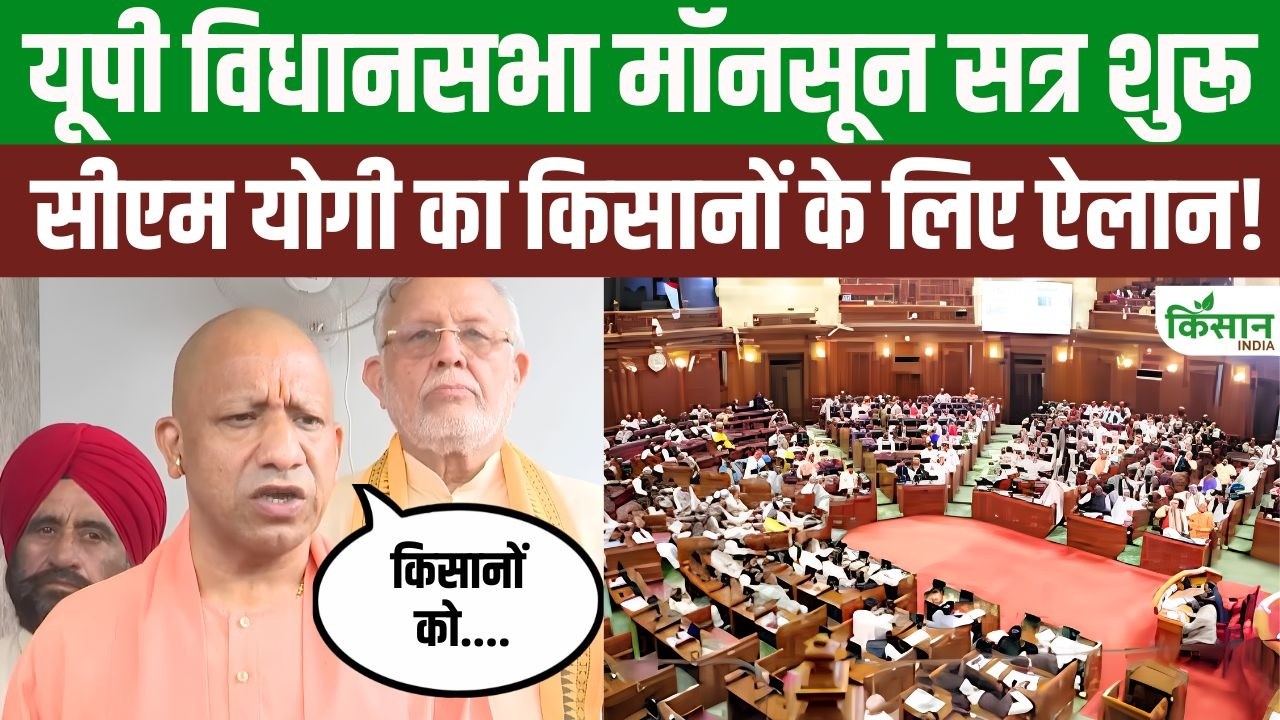 UP Assembly Monsoon Session से पहले CM Yogi का बड़ा ऐलान, किसानों के हित में कही बड़ी बात UP Assembly Monsoon Session से पहले CM Yogi का बड़ा ऐलान, किसानों के हित में कही बड़ी बात