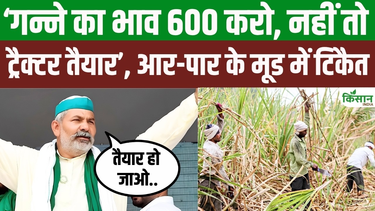 Rakesh Tikait Furious Over Sugarcane Prices Decisive Battle Lies Ahead 15 People 1 Tractor Farmers Be Ready