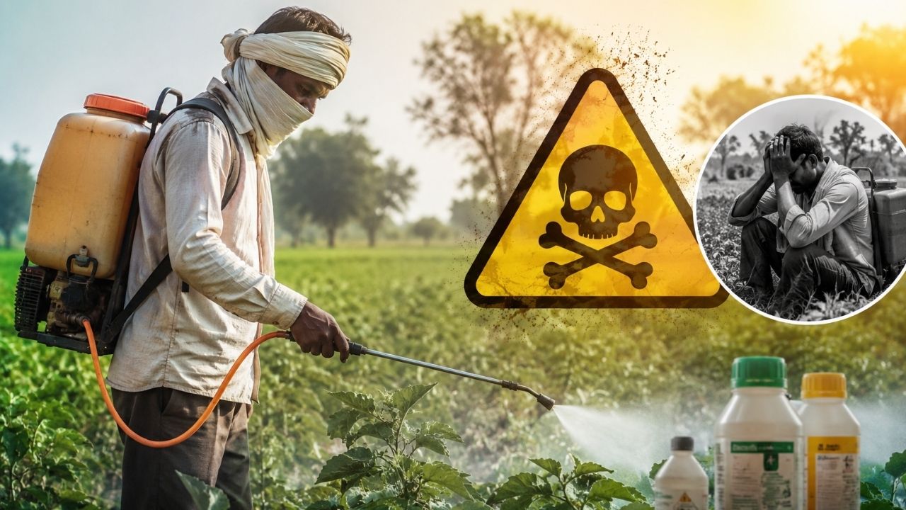 Pesticide Poisoning 46 Percent Farmers Affected Global Research Increases Health Risk
