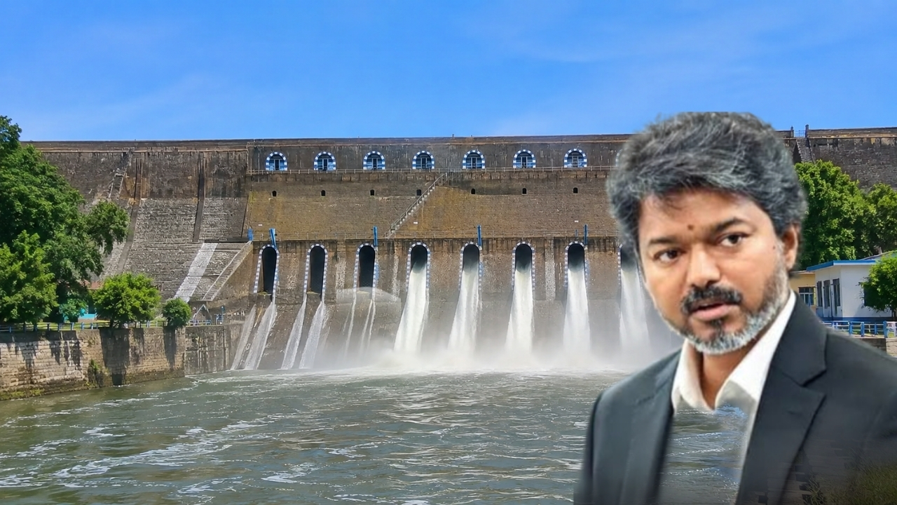 Cm Vijay Opens Mettur Dam Cauvery Water Irrigation Tamilnadu Farmers