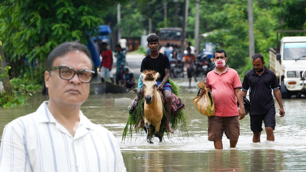 Cm Himanta Biswa Sarma Assam Flood Victims 15000 Youth Support Schemes