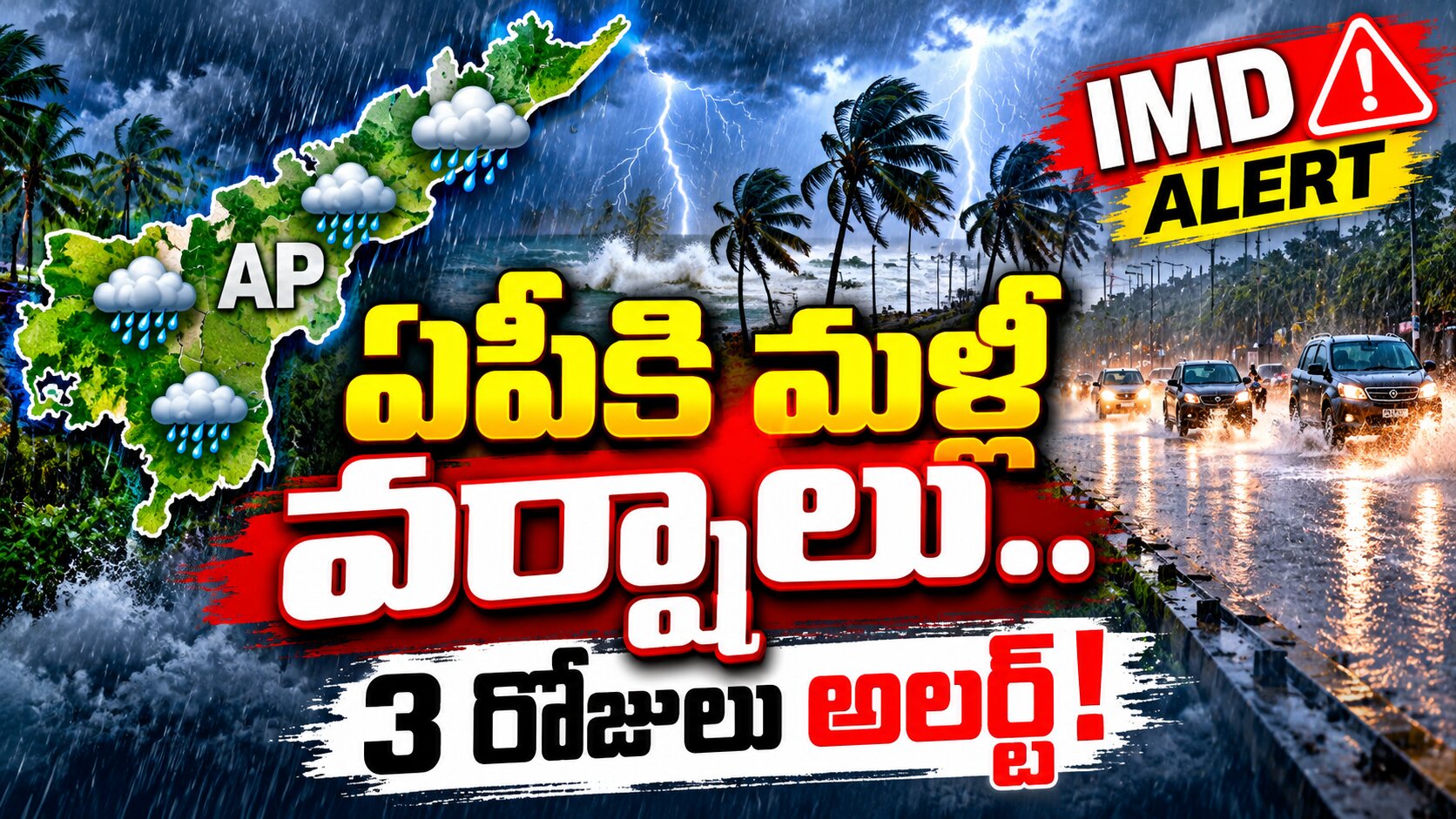 ఏపీకి మళ్లీ వర్షాలు..అలర్ట్‌గా ఉండాలన్న IMD