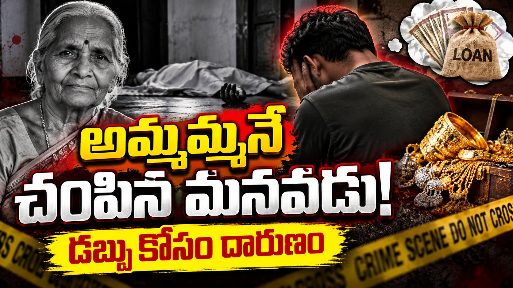యాదాద్రి జిల్లాలో దారుణం.. డబ్బు కోసం అమ్మమ్మనే చంపిన మనవడు