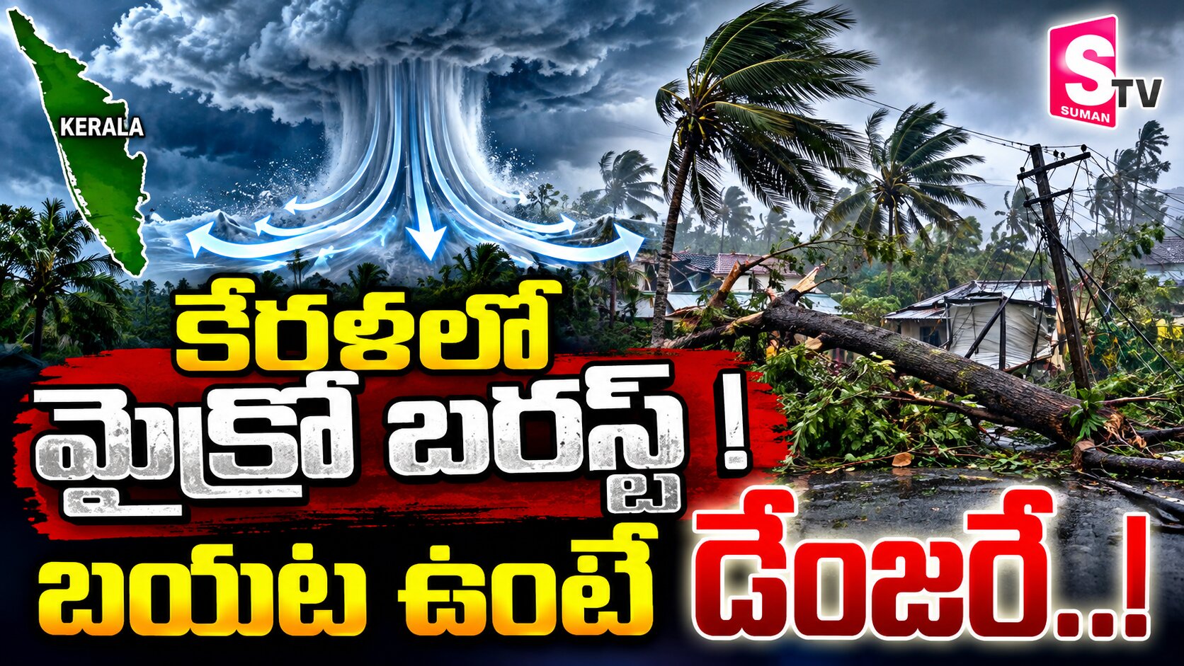 కేరళలో దానివల్లే ‘మైక్రో బరస్ట్’..బయట ఉంటే డేంజరే..!
